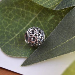 Pandora scrollwork sterling bead
